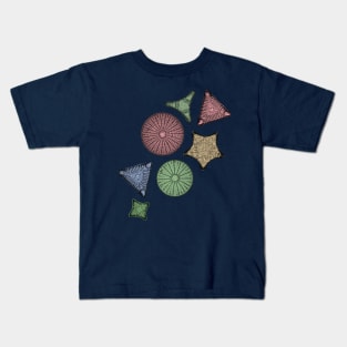 Diatoms - Marine Biology Art Kids T-Shirt